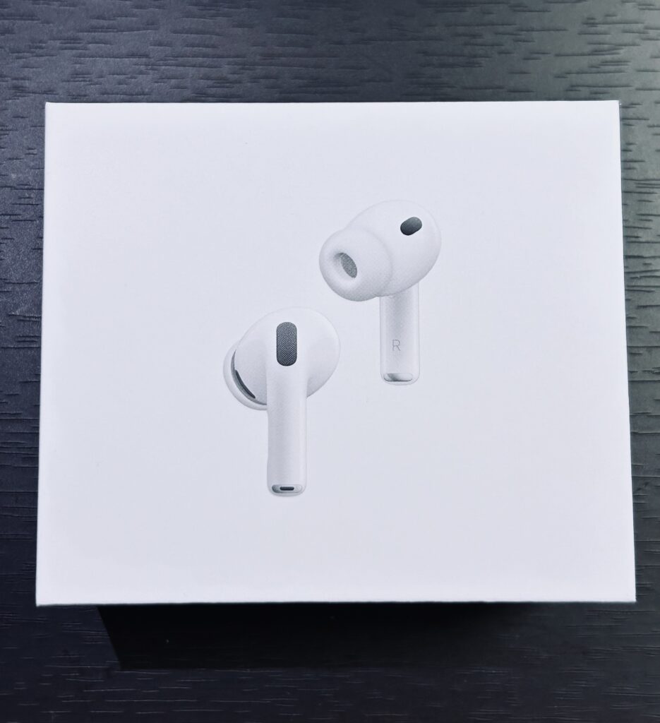 AirPods Pro 3 レビュー｜パッケージ外箱のデザイン写真