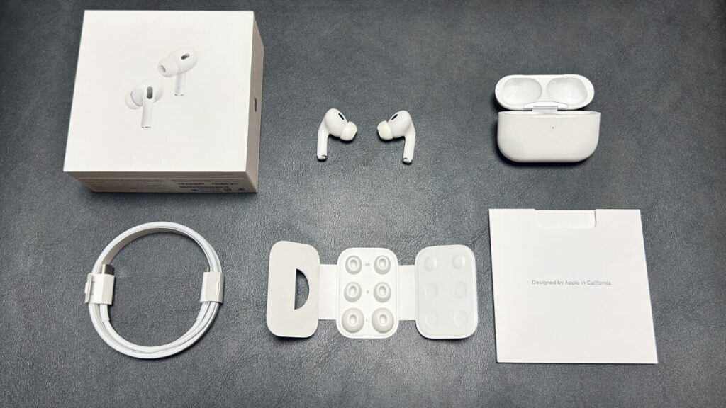 AirPods Pro 第2世代 レビュー｜同梱物一覧（USB-Cモデル）