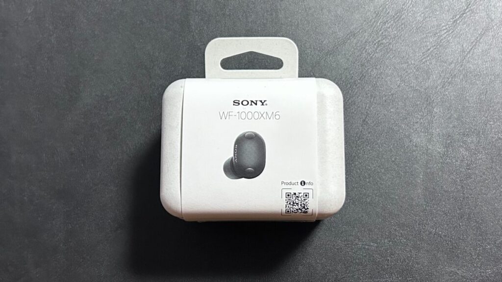 SONY WF-1000XM6のパッケージ外観（正面）
